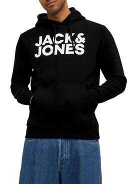 Sweat Jack & Jones Logo Maxi Noire Homme