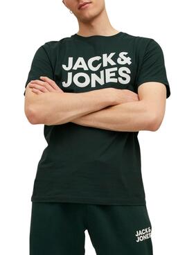 T-Shirt Jack & Jones Corp Logo Slim Vert