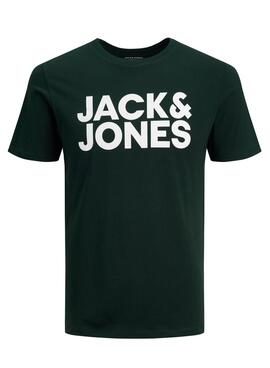 T-Shirt Jack & Jones Corp Logo Slim Vert