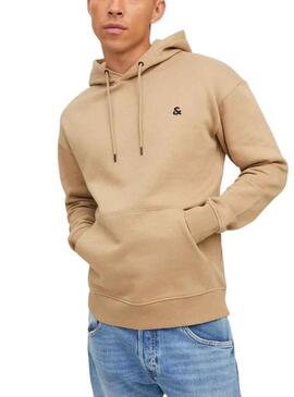 Sweat Jack and Jones Jestar Beige pour Homme