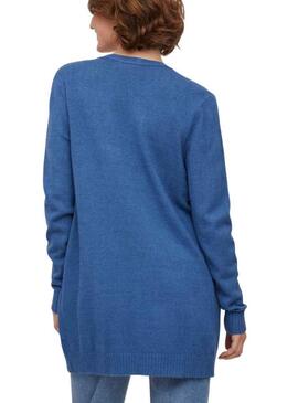Veste Vila Viril Bleu pour Femme