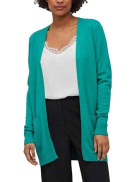 Veste Vila Viril Turquesa pour Femme