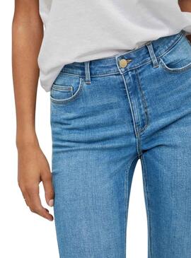 Pabtalon Jeans Vila Sarah Mid pour Femme