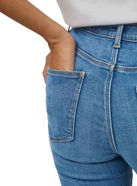 Pabtalon Jeans Vila Sarah Mid pour Femme