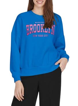 Sweat Only Lizzi Bleu pour Femme