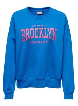 Sweat Only Lizzi Bleu pour Femme