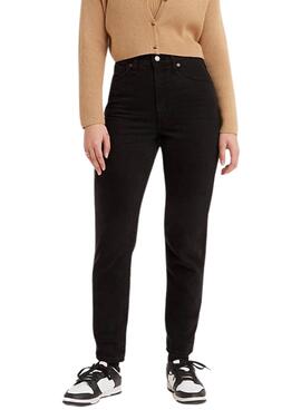 Jeans Levis High Taille Maman Noire Femme