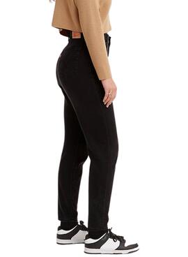 Jeans Levis High Taille Maman Noire Femme