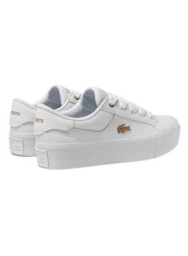 Baskets Lacoste Ziane Platform Blanc Femme