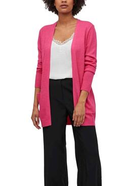 Veste Vila Viril Open Fuchsia pour Femme