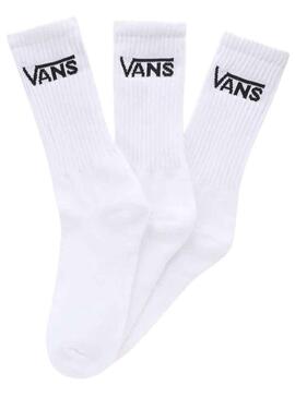 Chaussettes Vans Classic 3Pack Blanc