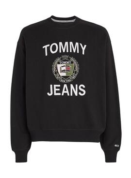 Sweat Tommy Jeans Boxy Luxy Noire Homme