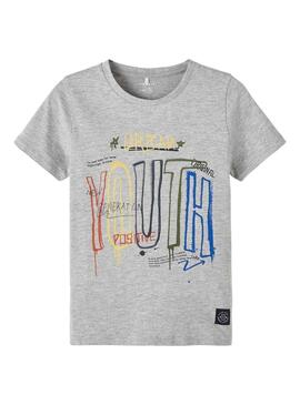 T-Shirt Name It Dofus Gris pour Garçon