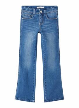 Pantalon Jeans Name It Polly Bleu pour Fille