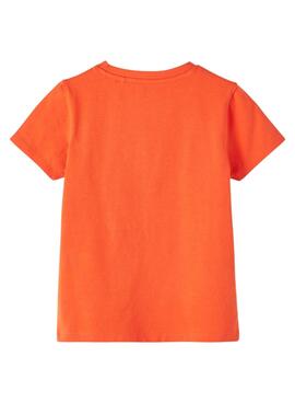 T-Shirt Name It Tony Orange pour Garçon