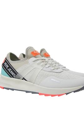 Baskets Pepe Jeans Joytech Blanc pour Femme