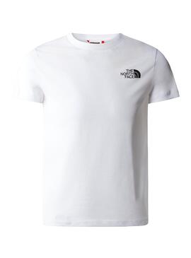T-Shirt The North Face Dome Blanc pour Garçon