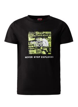 T-Shirt The North Face Explore Noire pour Garçon
