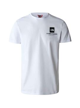 T-Shirt The North Face Coordinates Blanc Homme