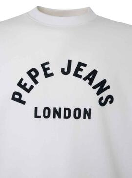 T-Shirt Pepe Jeans Andrew Blanc pour Homme