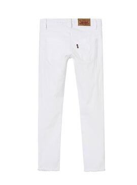 Jeans Levis 710 Blanc Fille