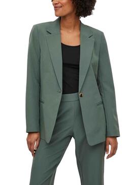 Blazer Vila Lowny Vert pour Femme