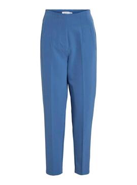 Pantalon Vila Gula Bleu pour Femme