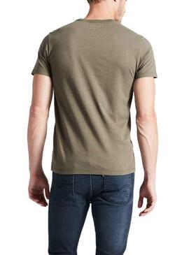 T-Shirt Levis Original Vert pour Homme