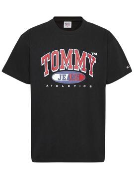T-Shirt Tommy Jeans Graphic Noire pour Homme