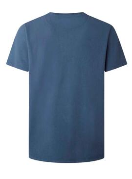 T-Shirt Pepe Jeans Rage Bleu pour Homme