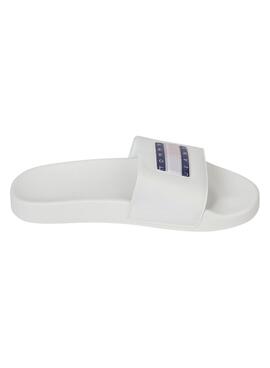 Flip flops Tommy Jeans Flag Print Blanc pour Femme