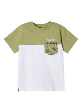 T-Shirt Mayoral Combinaison Vert pour Garçon