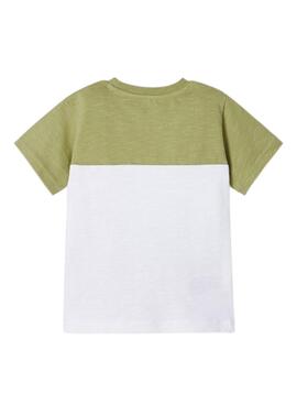T-Shirt Mayoral Combinaison Vert pour Garçon
