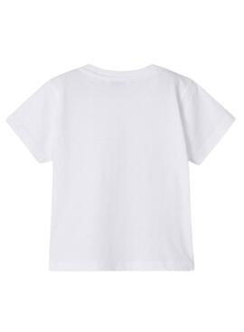 T-Shirt Mayoral Summer Snacks Blanc pour Garçon