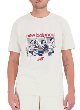 T-Shirt New Balance Atletics remasterisé Blanc
