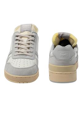 Baskets Lacoste T-Clip 123 Gris pour Homme