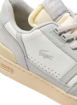 Baskets Lacoste T-Clip 123 Gris pour Homme