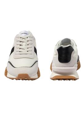 Baskets Lacoste L-Spin Deluxe Beige pour Homme