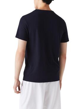 T-Shirt Lacoste SPORT Respirable Bleu Marine Homme
