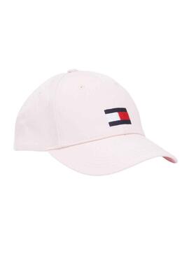 Casquette Tommy Hilfiger Big Flag Rose pour Garçon