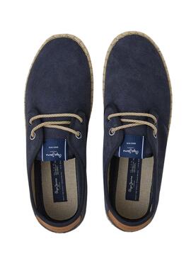 Baskets Pepe Jeans Tourist Claic Bleu Marine Homme