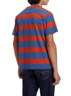 T shirt levis homme bleu blanc rouge on sale