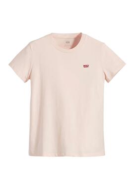 T-Shirt Levis Perfect Tee Rosa pour Femme