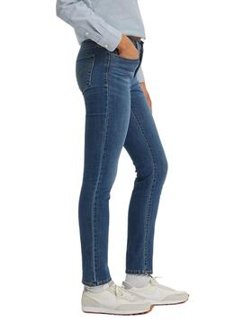Pantalon Jeans Levis 312 Bleu pour Femme