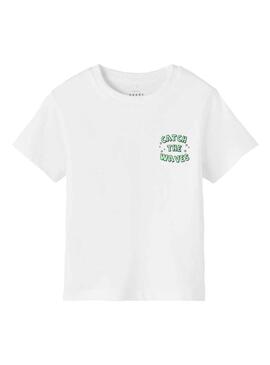 T-Shirt Name It Vélix Blanc pour Garçon