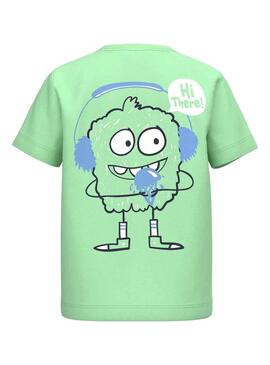 T-Shirt Name It Vélix Vert pour Garçon