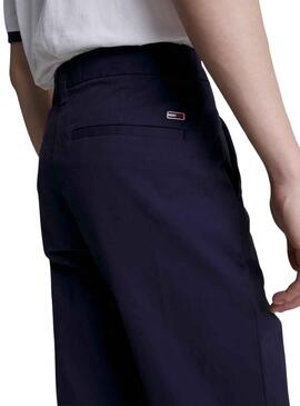 Pantalon Tommy Jeans Austin Bleu Marine pour Homme