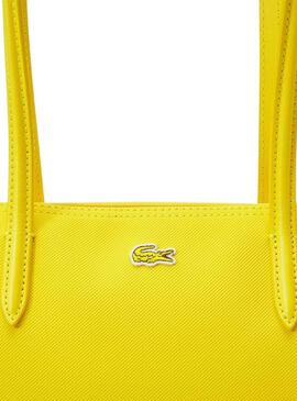 Sac à main Lacoste Shopping Jaune pour Femme