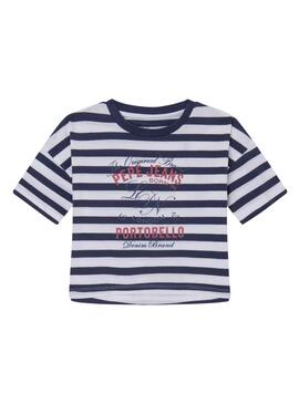 T-Shirt Pepe Jeans Nadine Rayures pour Fille