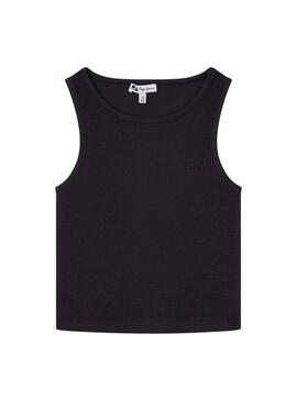 T-Shirt Pepe Jeans Gibel Noire pour Femme